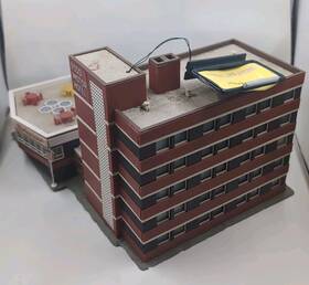 H5901h Kibri Vintage 8250 Esso Motor Hotel Restaurant Ho Scale Rooftop Billboard Ex Con