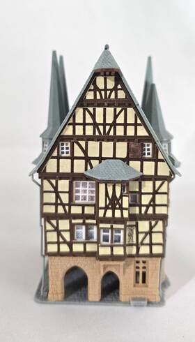 N390 Kibri Vintage N Scale Building House Detailed Built Model Train W Germany