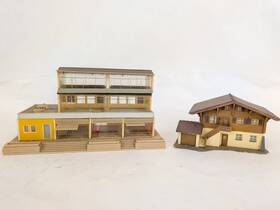 N6958 Kibri And Rapido German Train Layout Buildings Built Up N Scale 1 160