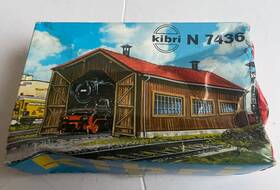 N7436 Kibri Model Train Locomotive Shed N7436 Kibri Model Train Locomotive Shed