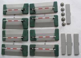 660h Kleinbahn Lot Of 4 Pair 66h Manual Ho Train Crossings And 661 Accessories