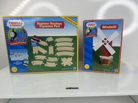 Lc99354 Learning Curve 99934 2002 Thomas The Tank Wooden Windmill And Beginner Expansion Pack