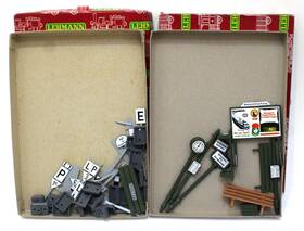 5033 Lgb 5031 G Scale And Signs/ Accessories Sets-built Lot Red Box 5033 Lgb 5031 G Scale And Signs/ Accessories Sets-built Lot Red Box