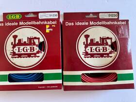 51230 Lgb Two Blue/red 2-wire Cable 15 M Each Collection Item