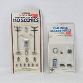 42-2309 Life-like 077071011129 Ho Scenics City Sidewalk Items No. 1112 Park Assortment Lot 42-2309 Life-like 077071011129 Ho Scenics City Sidewalk Items No. 1112 Park Assortment Lot