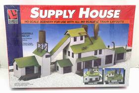 Life-like 077071013987 Ho Trans Building Kit Supply House Scale 1/87 No.1398