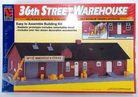 1344 Life Like 36th Street Warehouse Ho Scale Model Train Building # Unopened 1344 Life Like 36th Street Warehouse Ho Scale Model Train Building # Unopened