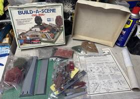 1369 Life-like Vintage Ho Scale Build-a-scene Coal Yard Kit #1369