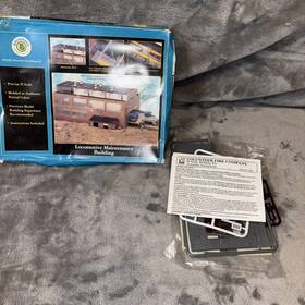 42209 Life-like Bachmann N Scale Maintenance Building And Fire Co. - Free Ship