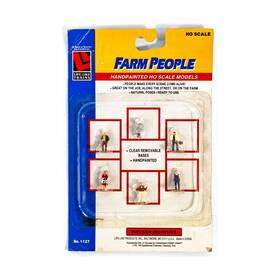 Lfl1127 Life-like Ho Building Farm People New