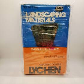 01060 Life-like Products Lychen Assorted Colors Landscaping Materials Trees Bushes #01060
