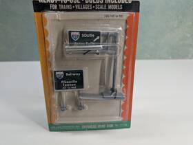 S214k Life-like Ho Scale Overhead Road Sign Highway Read