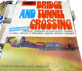 S308k-open Life-like S308k Vintage Ho Gauge Bridge And Tunnel Crossing #s308k-open Box