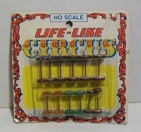 Ho1970fts Life Like S806 Vintage Circus Wheels Assorted Colors Hand Finished
