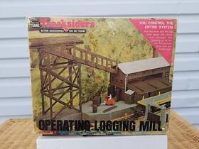 T701 Life-like Tracksiders Ho Train Operating Logging Mill Accessory Building T701 Life-like Tracksiders Ho Train Operating Logging Mill Accessory Building