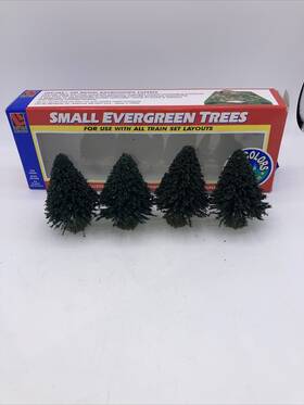 1907 Life Like Trains 077071010221 Self Standing Small Evergreen Trees Ho Scale #1907