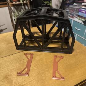00-2717-010 Lionel 00-2717-005 Trains O O27 Short Extension Bridge With Spare Parts Vintage