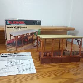 6-12884 Lionel 023922128843 Truck Loading Dock Building Kit O And O27 Gauge Vintage Open Box