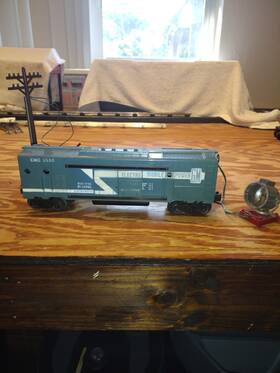 3530 Lionel 023922198310 Postwar 1956 Gm Generator Car With Power Pole And Light