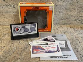 6-24155 Lionel 023922241559 Model Trains Railroad Blinking Light Billboard With/ 5 Billboards