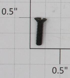 0565-66 Lionel Ho Black Slotted Flat Head Motor Screw 10