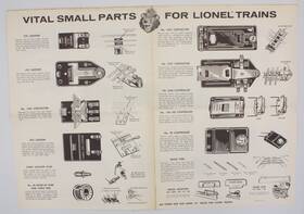 0623-10 Lionel Vital Small Parts / Super Inch O Track Poster 10
