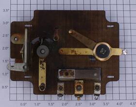 1033-26 Lionel Transformer Bearing Plate Assembly With 90 Watt Circuit Breaker