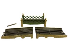 Lionel 106 105 O Gauge Prewar Bridge And Two Approaches With Correct Track