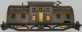 10e-2 Lionel Prewar Olive Green Peacock Electric Locomotive Body With Brass Trim