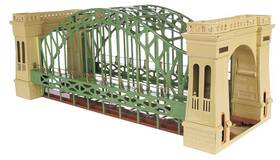 11-90001 Lionel Std Gauge Hellgate Bridge - Green/cream Ln/box
