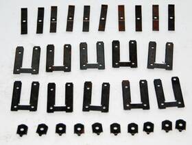 111-c Lionel Train Trestle Clips Vintage Lot Of 10 Ea. 30 Pieces Total