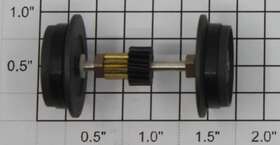 1222-84 Lionel Geared Wheel Assembly For Prr Motorized Handcar