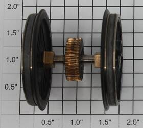 12250-54 Lionel Black E-6 Driver Wheel Set # 2 With Gear
