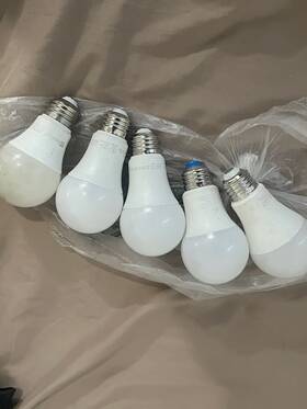 1442w Lionel Lot Of 5 White Light Bulbs