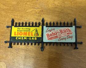 156-50 Lionel 156 Train Station Chem Lab/baby Ruth/fence Metal Sign Replacement 156-50 Lionel 156 Train Station Chem Lab/baby Ruth/fence Metal Sign Replacement