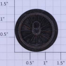 1656m-11 Lionel Plain End Wheel 10