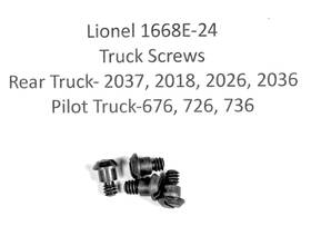 1668e-24 Lionel Pilot And Trailing Truck Mounting Screws