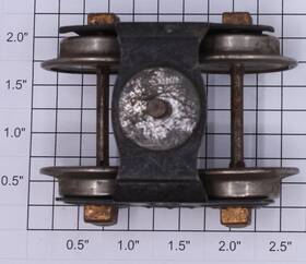 1695-19 Lionel Prewar O 4-wheel Plain Truck With Copper Journals