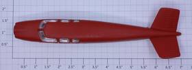 17516-1 Lionel Red Over White Airplane Fuselage And Windshield 17516-1 Lionel Red Over White Airplane Fuselage And Windshield