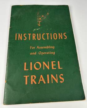 Lionel 1946/497 Vintage Instructions For Assembling And Operating Trains Booklet 1946