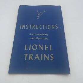 926-5 Lionel 1946/926-5 Original 1946 Instructions For Assembling And Operating Trains