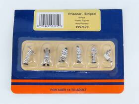 1957170 Lionel Ho Scale Prisoner Striped People 6-pack