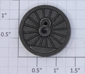 2035-129 Lionel Plain Center Wheel Half Moon 10