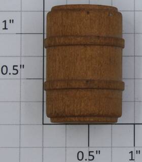 209-sx Lionel O Gauge Stained Wooden Barrel 10