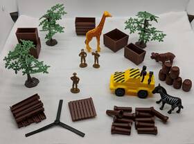21904-100 Lionel Safari Adventure Replacement Figures Cargo And Scenery