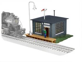2229030 Lionel O Plug-expand-play Train Orders Building Ln/box