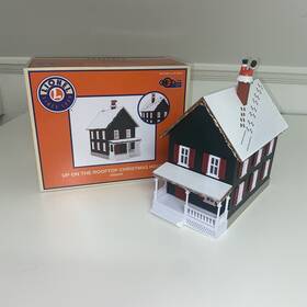 2229290 Lionel O Gauge Up On The Roof Top Christmas House Plug-expand-play 2229290 Lionel O Gauge Up On The Roof Top Christmas House Plug-expand-play
