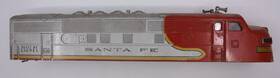 2243-3 Lionel F3/f7 Diesel-electric Santa Fe Loco Shell With Closed Portholes