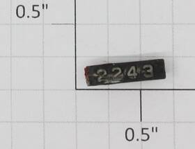 2243-6 Lionel Right Hand Painted Raised Number Marker Lens/number Board 10 2243-6 Lionel Right Hand Painted Raised Number Marker Lens/number Board 10