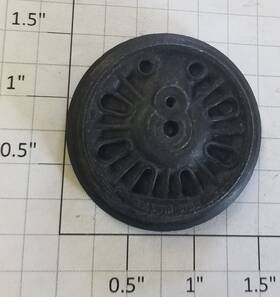 226e-63x Lionel Baldwin Disc Geared Drive Wheel With Axle